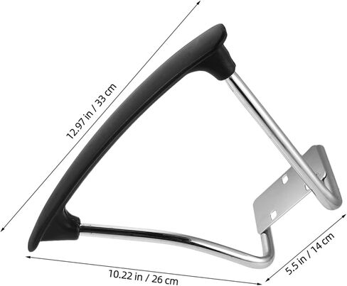 2pcs Ergonomic Stainless Steel Replacement Arm Rest for Gaming and Office Chairs Construction for Easy Installation and Maintenance in Saudi Arabia