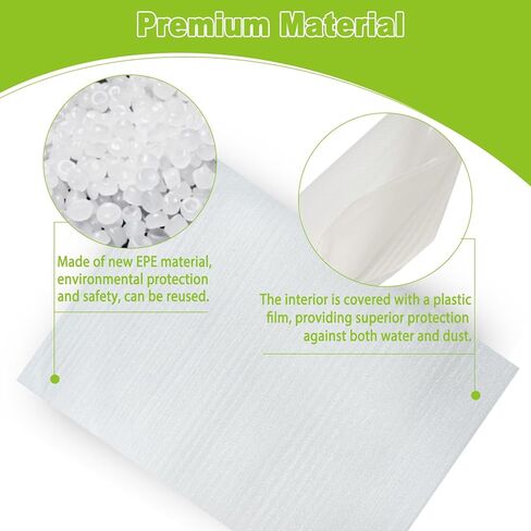 16 x 20 Inch Large Cushion Foam Pouches, 25Pcs Foam Wrap Pouches for Extra Protect Fragile Items, Cushioning Packing Foam Pouches for Shipping, Moving and Storage in Saudi Arabia