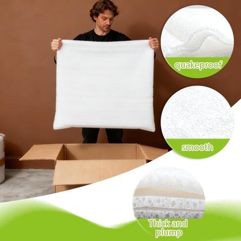 16 x 20 Inch Large Cushion Foam Pouches, 25Pcs Foam Wrap Pouches for Extra Protect Fragile Items, Cushioning Packing Foam Pouches for Shipping, Moving and Storage in Saudi Arabia