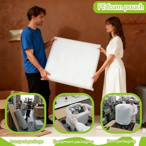 16 x 20 Inch Large Cushion Foam Pouches, 25Pcs Foam Wrap Pouches for Extra Protect Fragile Items, Cushioning Packing Foam Pouches for Shipping, Moving and Storage in Saudi Arabia