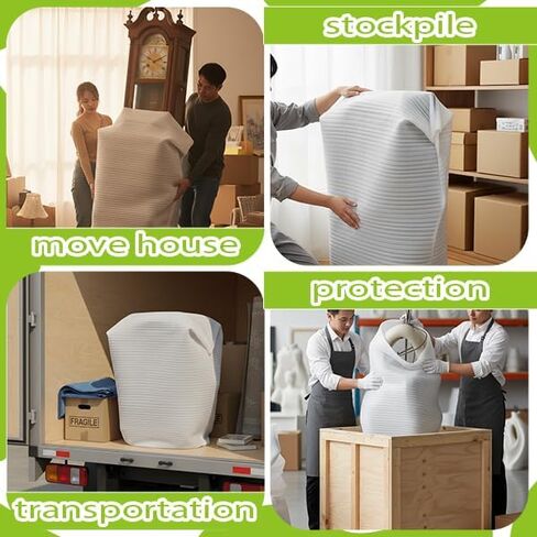 16 x 20 Inch Large Cushion Foam Pouches, 25Pcs Foam Wrap Pouches for Extra Protect Fragile Items, Cushioning Packing Foam Pouches for Shipping, Moving and Storage in Saudi Arabia