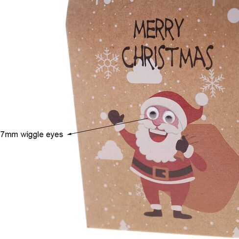 1000pcs Round Plastic Black Googly Wiggle Eyes Self-Adhesive Wide Variety Assorted Sizes in Saudi Arabia