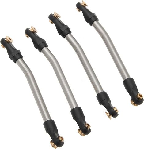 مجموعة وصلات هيكل MEUS Racing AX24 Links من التيتانيوم عالية التخليص ووصلات التوجيه لسيارة زاحفة محورية AX24 XC-1 1/24 RC (سبائك التيتانيوم) in Kuwait