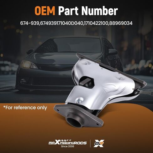 maXpeedingrods Exhaust Manifold Kit 674-939 171040D040 with Gasket for Toyota Corolla 2002-2008 Matrix 2007-2008 Matrix 2003-2006 FWD, for Pontiac Vibe 2007-2008 Vibe 1.8L 2003-2006 FWD, L4 1.8L in Saudi Arabia