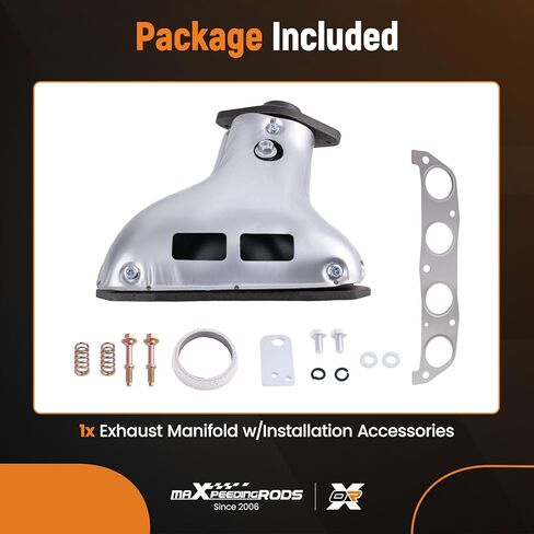 maXpeedingrods Exhaust Manifold Kit 674-939 171040D040 with Gasket for Toyota Corolla 2002-2008 Matrix 2007-2008 Matrix 2003-2006 FWD, for Pontiac Vibe 2007-2008 Vibe 1.8L 2003-2006 FWD, L4 1.8L in Saudi Arabia