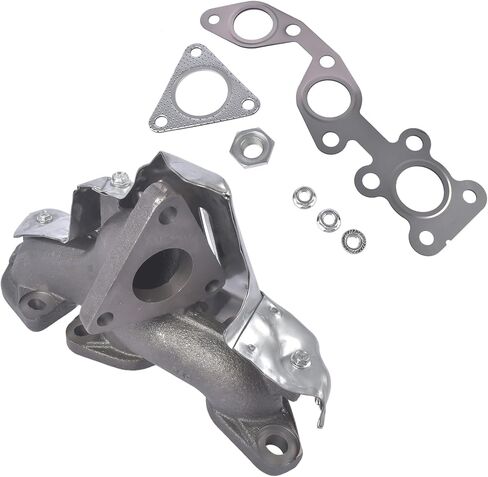 GELUOXI Left Manifold with Gasket Replacement for Nissan Frontier 1999-2004 Xterra 2000-2004 V6 3.3L Naturally Aspirated 140064S102 140065S600 in Saudi Arabia