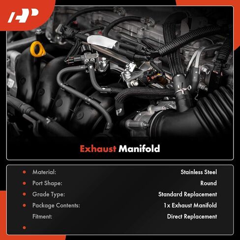 A-Premium Right Side Exhaust Manifold Kit [6.7L] Compatible with Ram 3500 2013-2018, 4500 2013-2018, 5500 2013-2018/2020 in Saudi Arabia