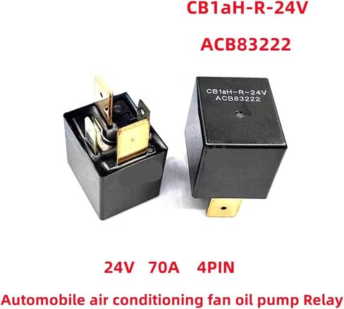 CB1AH-R-24V ACB83222 CB1aH-TR-12V 4Pin car air Conditioning Fan Oil Pump Relay High Power 70A12V 24V CB1aH electrom(1PCS CB1aH-R-24V) in Saudi Arabia