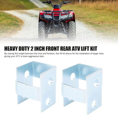 Yosoo 2 Inch Front And Rear ATV Lift Set, Elevate Your Off Road Adventure CNC Machined Metal Fits 1997-2020 Recon 250 2x4 in Saudi Arabia