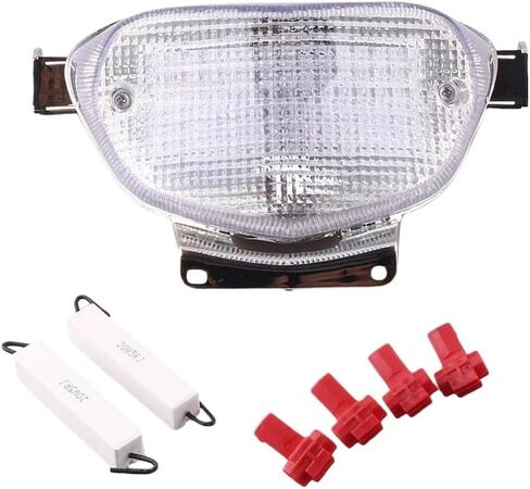 Motorcycle Integrated Rear Tail Brake Light Turn Signal Stop Lamp Taillight For SUZUKI GSXR600 GSXR750 GSXR1000 K1 K2(Black) in Saudi Arabia