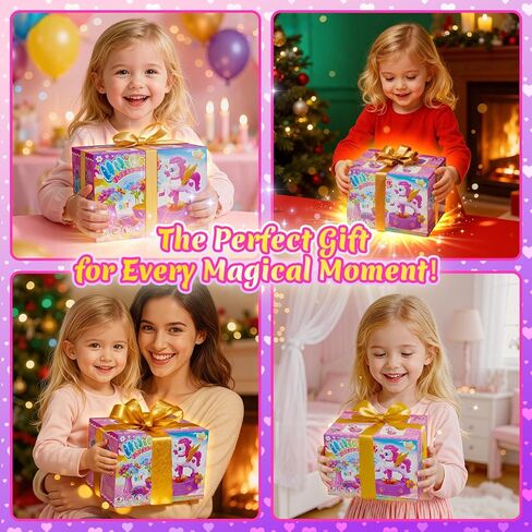 مجموعات الحرف اليدوية، اضغط لإنشاء صانع الزهور، ألعاب يونيكورن للفتيات من سن 3 إلى 12 عامًا، لعبة باقات الزهور القماشية، فنون وحرف يدوية للأطفال، هدايا عيد ميلاد فريدة لعيد الميلاد لـ 3 4 5 6 7 8 9 10 11 12 عامًا in Kuwait