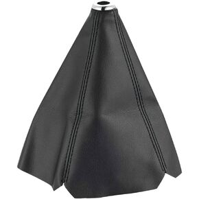 Car Shift Knob Dust Cover – Universal Leather Gear Shifter Boot Sleeve Replacement for Manual & Automatic Cars, Waterproof Dustproof Gear Shift Cover Car Interior Accessory for SUV Truck (Black) in Kuwait