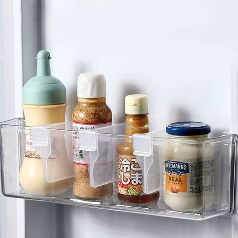 10 Pieces Refrigerator Divider Clip Binder Divider Partition Fridge Partition Door Dividers for Kitchen Organization in Saudi Arabia