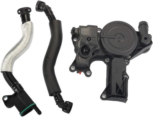 Dasbecan Automobile oil and gas sepa rator Compatible with Audi A3 A4 A5 Q5 TT VW Beetle CC Jetta Passat Tiguan Seat Skoda Replaces# 06H103495 06H103495B in Saudi Arabia