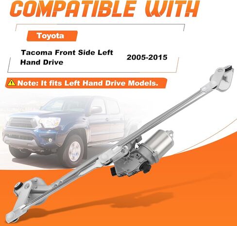 602-427AS Front Windshield Wiper Motor and Linkage Assembly Compatible with Toyota Tacoma 2005-2015# 8515004040, 85150-04041, 8515004042, 8511004040, 851100K060, 432054 in Saudi Arabia