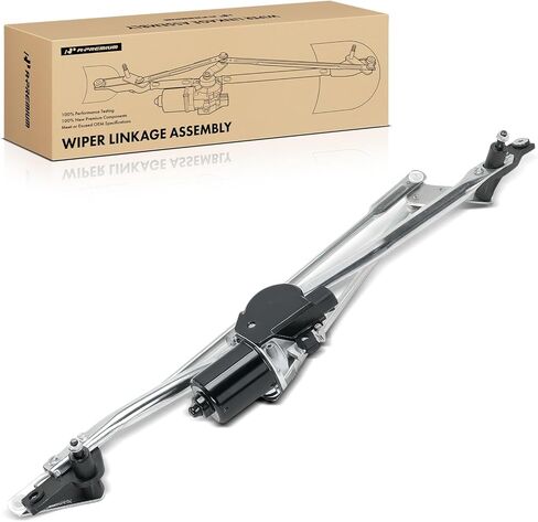 A-Premium Front Windshield Wiper Motor and Linkage Assembly Compatible with Chevrolet Silverado 1500 2500 HD 3500, Tahoe, Suburban, Avalanche & GMC Sierra, Yukon XL & Cadillac Escalade EXT 2-PC Set in Saudi Arabia