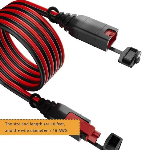 لكابل تمديد NOCO GC004 X-Connect 16AWG متوافق مع شواحن البطاريات الذكية NOCO Genius.10 قدم مع غطاء خلفي مقاوم للماء لكابل تمديد NOCO GC004 in Kuwait