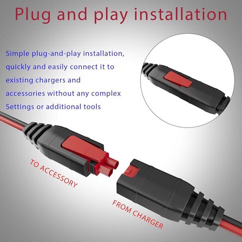 لكابل تمديد NOCO GC004 X-Connect 16AWG متوافق مع شواحن البطاريات الذكية NOCO Genius.10 قدم مع غطاء خلفي مقاوم للماء لكابل تمديد NOCO GC004 in Kuwait