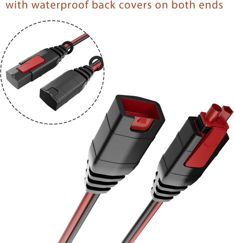 لكابل تمديد NOCO GC004 X-Connect 16AWG متوافق مع شواحن البطاريات الذكية NOCO Genius.10 قدم مع غطاء خلفي مقاوم للماء لكابل تمديد NOCO GC004 in Kuwait