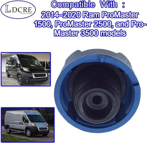 غطاء خزان سائل التبريد متوافق مع 2014-2020 Ram Promaster 1500 2500 3500، استبدال غطاء خزان سائل التبريد 68097622AA 46799364 9S518100AA 51722078 in Kuwait