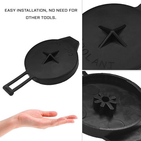 Engine Coolant Reservoir Tank Cap for Toyota, 1647123030 1306F5 Radiator Coolant Reservoir Expansion Water Tank Lid Cap Cover Replacement, Radiator Water Bottle Cover for Toyota Corolla 2014-2019 in Saudi Arabia