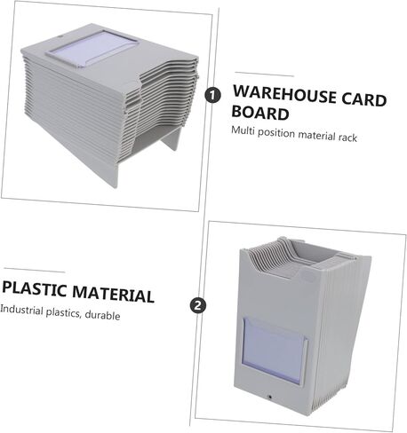 Warehouse Material Card Rack Card Holder Stands Timecard Holder Reusable Storage in Saudi Arabia