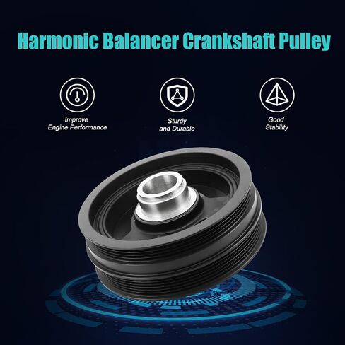 594-361 Harmonic Balancer Crankshaft Pulley Compatible with Pontiac G8 2008,Compatible with Cadillac CTS 2006-2007,Compatible with Chevy Corvette 2005-2007 6.0L V8 12583637 12598307 12598831 in Saudi Arabia
