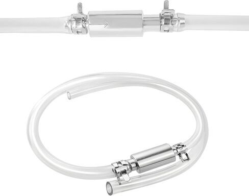 Car Brake Bleeder Hose, One Way Check Valve Clutch System Bleeding Tool Kit with Tube & Clamp, Hydraulic Brake Fluid Bleeder Hose Replacement for Most Cars Motorcycles in Saudi Arabia