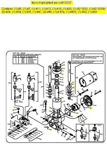 مضخات ما بعد البيع 15707 Meyer Basic Seal Kit E60-E60H in Kuwait