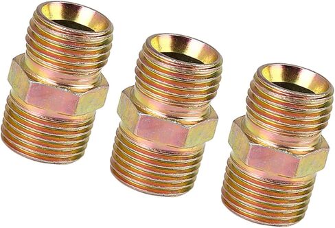 ACROPIX 3 قطعة M16 x 1.5 مللي متر إلى 3/8 "NPT ذكر مستقيم خرطوم الهواء المناسب موصل محول قطع غيار السيارات in Kuwait