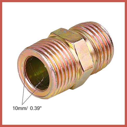 ACROPIX 3 قطعة M16 x 1.5 مللي متر إلى 3/8 "NPT ذكر مستقيم خرطوم الهواء المناسب موصل محول قطع غيار السيارات in Kuwait