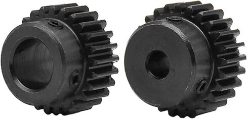 Spur Gear 1M 38 Teeth 45# Steel Blackened Boss Inner Hole 6/8/10/12/14/15mm 7-9Pcs(8PCS 1m38T,Hole 10) in Saudi Arabia