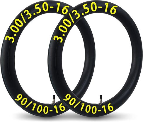 2-Pack 3.00/3.50-16 الأنبوب الداخلي 90/100-16 أنبوب الدراجة الترابية 3.50-16 3.00-16 أنبوب بديل in Kuwait