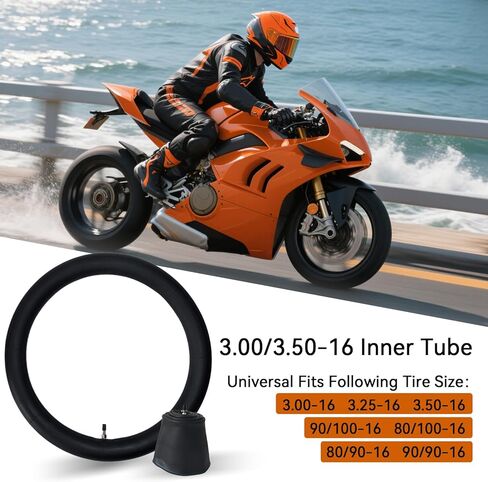 2-Pack 3.00/3.50-16 الأنبوب الداخلي 90/100-16 أنبوب الدراجة الترابية 3.50-16 3.00-16 أنبوب بديل in Kuwait