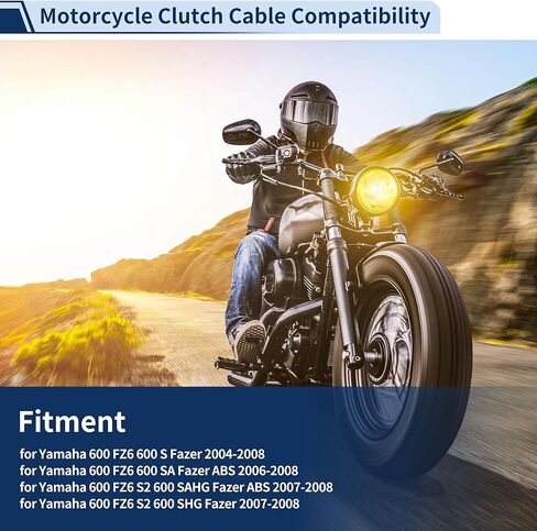 دراجة نارية كبل القابض دراجة نارية كبل القابض No.5VX2633500 لياماها 600 FZ6 600 S Fazer 2004-2008 1 قطعة in Kuwait