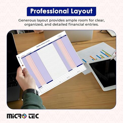 General Journal Vouchers (Form ERA-7221) - Accounting Vouchers Compatible with ERA & Vim - 8.5" x 11" White Paper - 1-Part - Ideal for Financial Recording - 4 Pad (Packaged 100 per pad) in Saudi Arabia