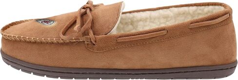 FOCO Men's NFL Logo Moccasin Slippers, Team Color, 9-10 in Kuwait