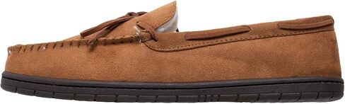 FOCO Men's NFL Logo Moccasin Slippers, Team Color, 9-10 in Kuwait