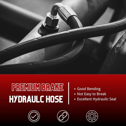 4pcs Front Rear Brake Hose for Acura TL 3.2L 1999 2000 2001 2002 2003, for Acura CL 3.2L 2001 2002 2003 Front Rear Left Right Brake Hydraulic Hose in Kuwait