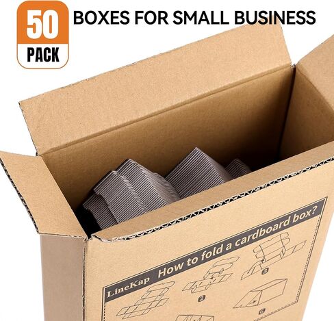 Small Shipping Boxes 3.5x2.2x1.6 Inches, 10-Pack Brown Corrugated Cardboard Boxes for Mailing, Storing, Gift Packaging in Saudi Arabia