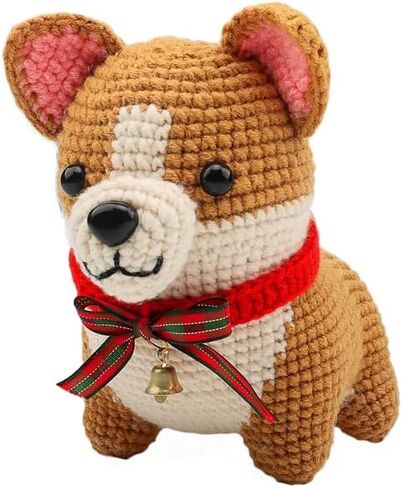 DIY Crochet Animal Kit, Learn to Crochet for Beginners with Step-by-Step Video Tutorials, Crochet Kit with Yarn, Tools, & Accessories (Pedro The Capybara) in Saudi Arabia
