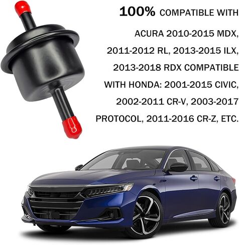 AFT Automatic Transmission Filter Compatible with Honda CVT Accord Civic CR-V CRZ Acura MDX RSX TL TSX, Automatic Transmission Fluid Filter Replaces# 25430-PLR-003, 044-0382, 25430PLR003, 0440382 in Saudi Arabia