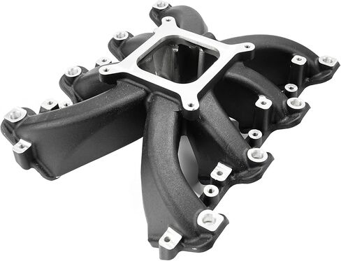 Aluminum Single Plane EFI Intake Manifold for Gen III LS1 LS2 LS6 with Fuel Rail (Black) in Saudi Arabia