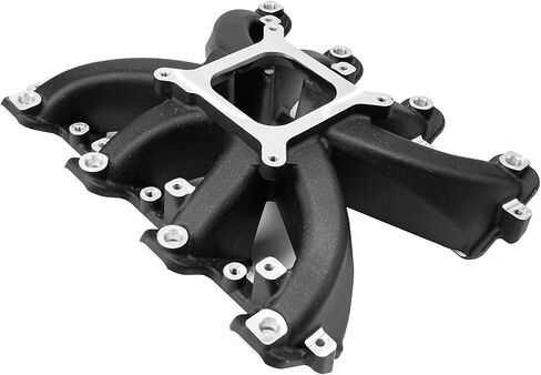 Aluminum Single Plane EFI Intake Manifold for Gen III LS1 LS2 LS6 with Fuel Rail (Black) in Saudi Arabia