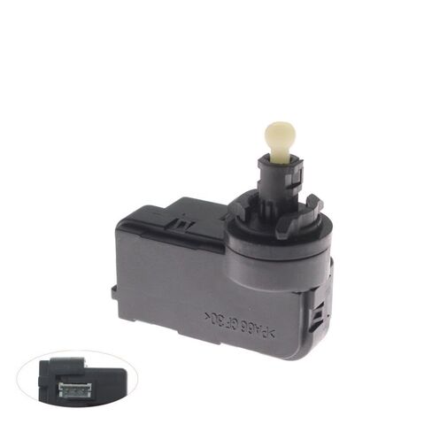 1J0941295F Car Front Headlight Level Adjustment Motor for Audi A2 2000-2005 A4 1994-2004 Q7 2006-2014 for Volkswagen VW for Bora Golf(Black-2Pcs) in Saudi Arabia