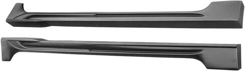 IKON MOTORSPORTS, Side Skirts Compatible With 2020-2025 Toyota Corolla Sedan (Not Fit Hatchback), Side Skirt Extension Rocker Panel Matte Black 2PC PP Polypropylene in Saudi Arabia