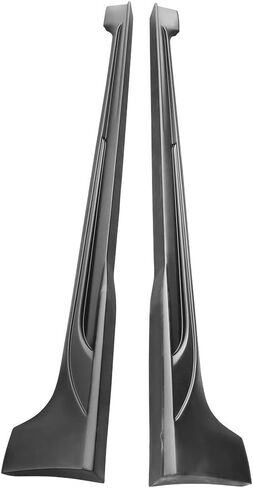 IKON MOTORSPORTS, Side Skirts Compatible With 2020-2025 Toyota Corolla Sedan (Not Fit Hatchback), Side Skirt Extension Rocker Panel Matte Black 2PC PP Polypropylene in Saudi Arabia
