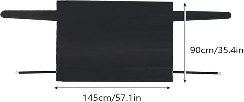 Car Rear Windshield Ice and Snow Cover, Rear Windshield Sunshade and Anti-Frost Cover, Windproof Rear Window Protection, Universal SUV, Truck, Sedan, Van Wind, Snow and Rain Cover for Rear Mirror in Saudi Arabia