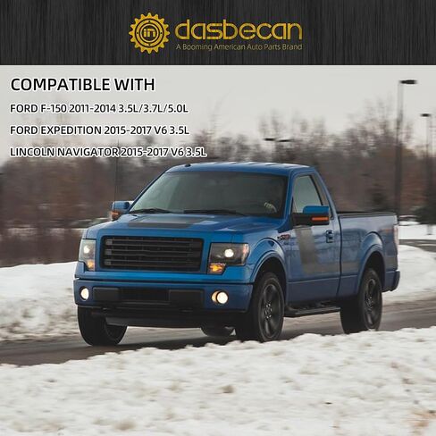 خزان خزان استرداد سائل تبريد المحرك Dasbecan 603-275 متوافق مع Ford F-150 2011-2014، Expedition 2015-2017، Lincoln Navigator 2015-2017، يستبدل # 8C3Z8101A، 9C3Z8101A in Saudi Arabia