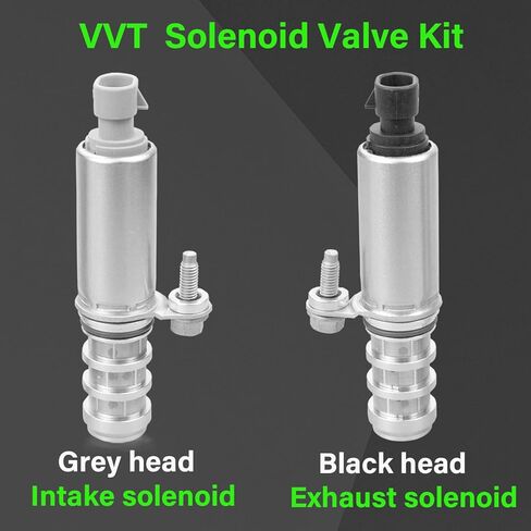 2PCS VVT Intake and Exhaust Camshaft Variable Timing Solenoid Valve Kit Compatible with Equinox Terrain Regal 2010-2017, 2.0L,2.2L,2.4L, Replaces OE# 12655421 12655420 in Saudi Arabia